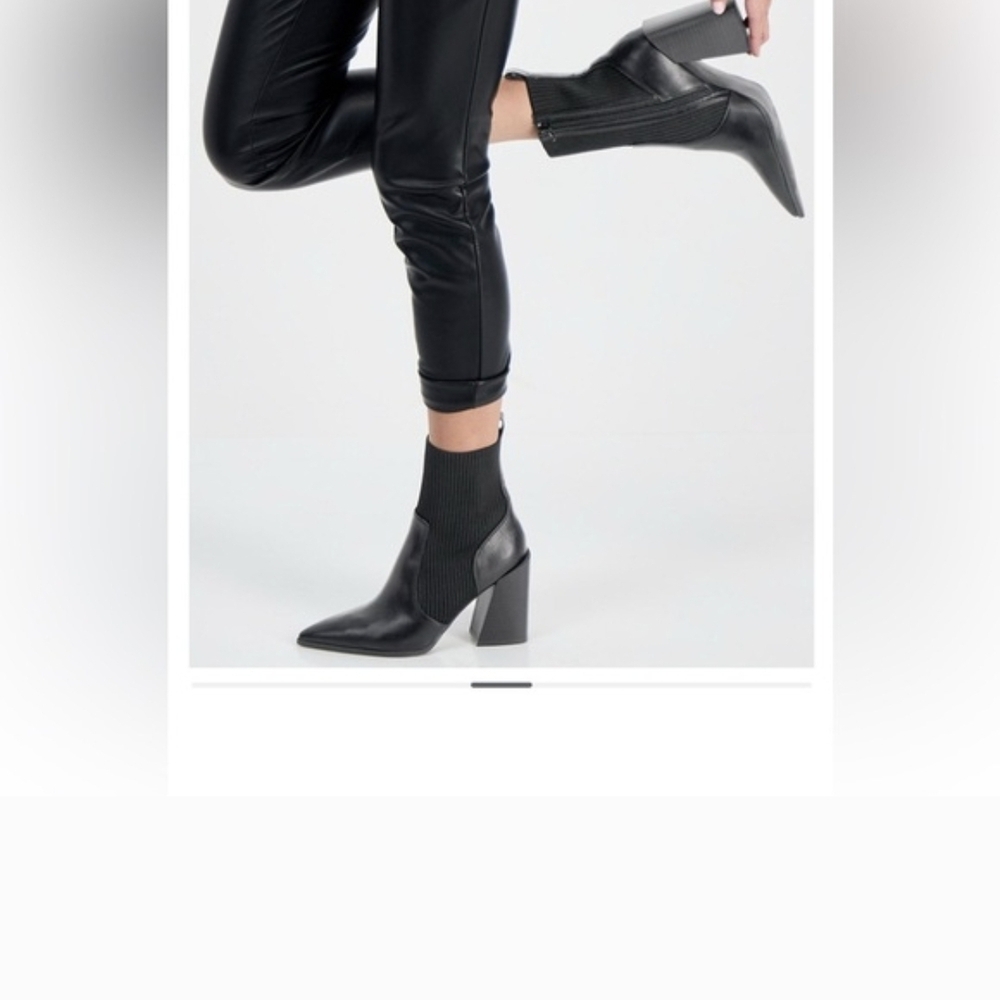 Wild Pair Black Heeled Boots